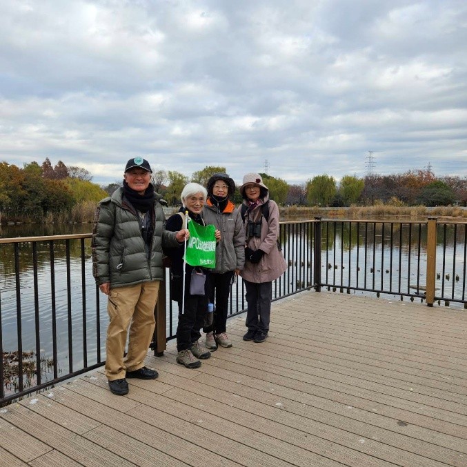 舎人公園の野鳥観察 2025_12_6